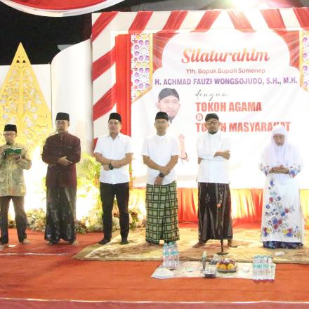 Kadis PMD bersama Bupati Sumenep menggelar Silaturahim dengan Tokoh Agama dan Tokoh Masyarakat